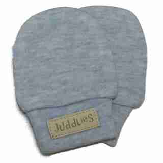 Juddlies Scratch Mitts, Blue Fleck