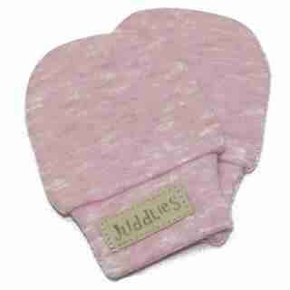 Juddlies Scratch Mitts, Pink Fleck