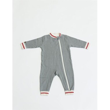 Juddlies Cottage Collection Playsuit - Driftwood Grey - Brand New Baby