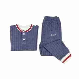 Juddlies Cottage Collection 2 Piece Pajama Set, Lake Blue 2T