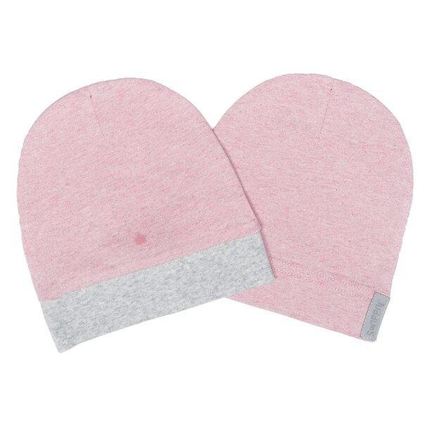 Juddlies Designs™ Baby Raglan Hat Organic Cotton Dogwood Pink 0 to 3 Months