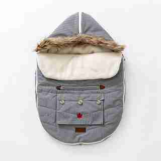 Juddlies - Car Seat & Stroller Bag - Herringbone Grey