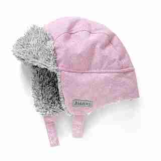 Juddlies - Winter Hats - Salt & Pepper Pink - 0-6 months