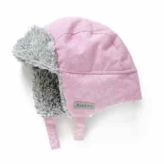 Juddlies - Winter Hats - Salt & Pepper Pink - 6-12 months
