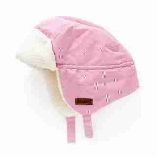 Juddlies - Winter Hats - Herringbone Pink - 6-12 months