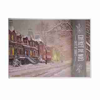 Boxed Cards (8) Blowing snow, Square Saint-Louis (In French)