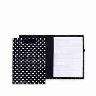 Planchette à pince à rabat à couverture rabattable – Kate Spade New York, à pois