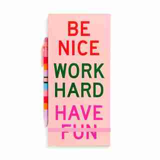 Little Buddy Reporter Pad Be Nice Have Fun Work Hard