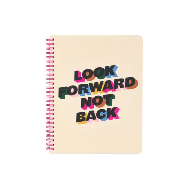 Rough Draft Mini Notebook Look Forward Not Back