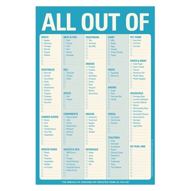Classic pad all out of blue by Knock Knock Notepads Classic pad all out of blue by Knock Knock Notepads
