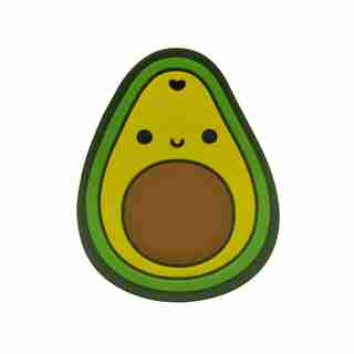 LOULOU LOLLIPOP SILICONE BABY TEETHER AVOCADO