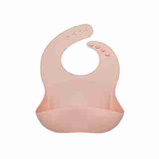 Loulou Lollipop Silicone Bib - Pink Quartz