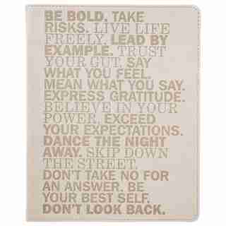 Large Journal Be Bold Grey