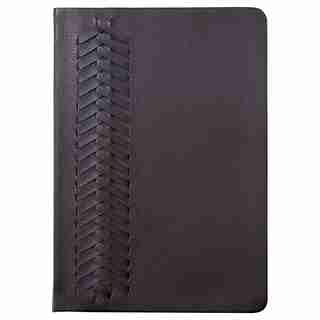 Braided Journal Dark Brown