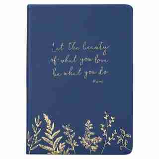A5 FLEXI JOURNAL RUMI BOTANICAL NAVY