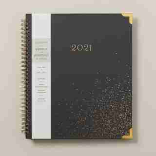 Agenda – confetti gris 2021, 20x25 cm
