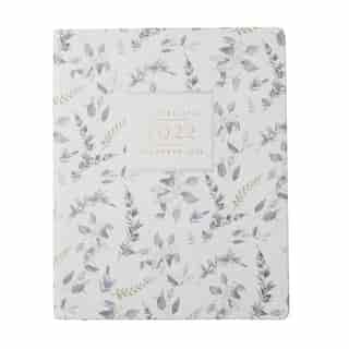 Academic Agenda 2021-2022 with watercolor fern print