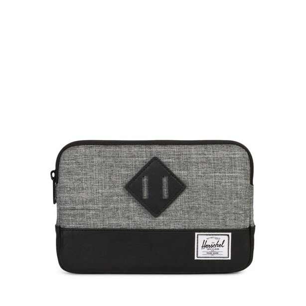 HERSCHEL HERITAGE IPAD MINI SLEEVE RAVEN CROSSHATCH