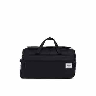 HERSCHEL WHEELIE OUTFITTER TRAVEL DUFFLE - BLACK