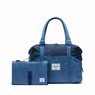 Herschel Supply Co. Strand Sprout Diaper Tote Faded Indigo Denim