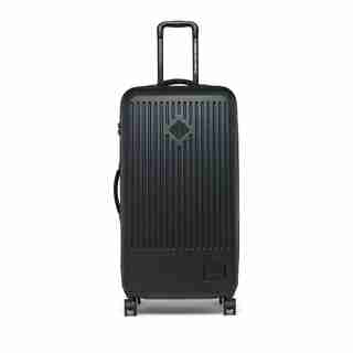 HERSCHEL FOUR-WHEEL TRADE LARGE HARD SHELL LUGGAGE - BLACK