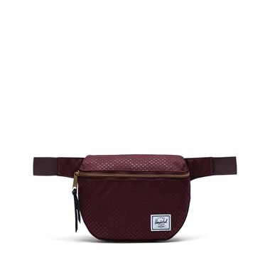 HERSCHEL FIFTEEN HIP PACK - PLUM DOT CHECK