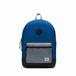 Herschel Heritage Youth X-Large-Monaco Backpack Blue Black Crosshatch