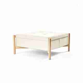 Nordik Storage Ottoman – Peaceful Cream