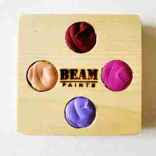 BEAM PAINTS - FLOWER FOUR PINE WATERCOLOUR PALETTE