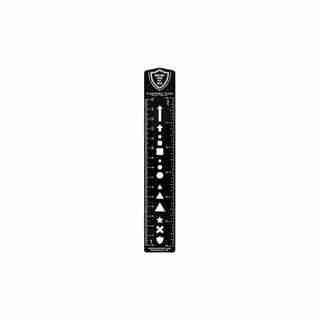RULER BOOKMARK BLACK