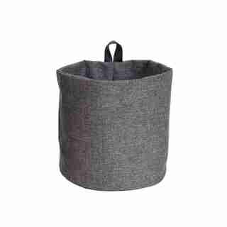 BIGSO HANG AROUND SOFT STORAGE BIN CHARCOAL SMALL