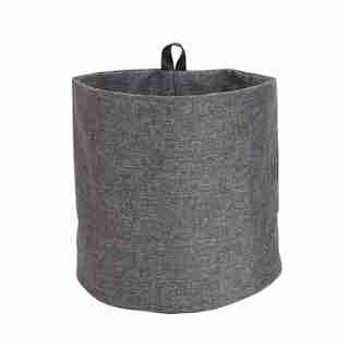 BIGSO HANG AROUND SOFT STORAGE BIN CHARCOAL LARGE