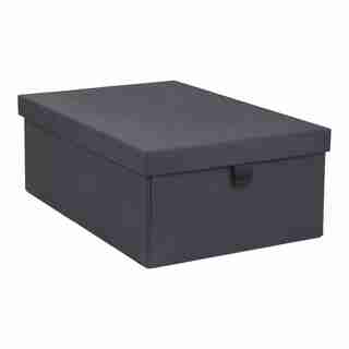 OUI X BIGSO BONNIE LARGE RECTANGULAR STORAGE BOX CHARCOAL