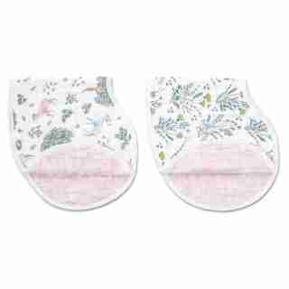 aden + anais® Classic Bib/Burp Forest Fantasy Set of 2