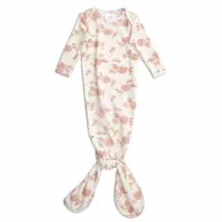 aden + anais Snuggle Knit Knotted Gown - Rosettes