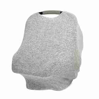Gris chiné - housse multi-usage en tricot snuggle