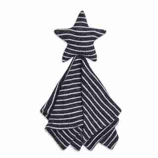 aden + anais Snuggle Knit Lovey - Navy Stripe