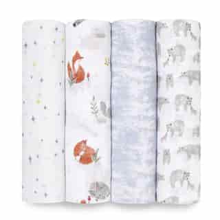 Naturally - 4 pack classic swaddles