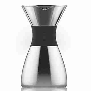 ASOBU® POUROVER-PO300 SILVER/BLACK