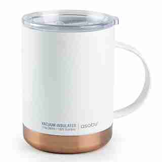 ASOBU UTLIMATE INSULATED MUG - WHITE 12OZ