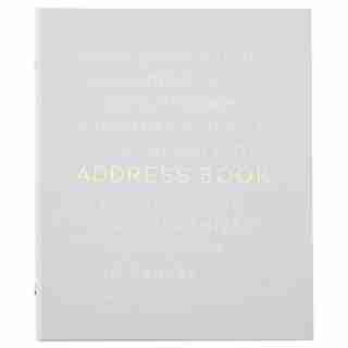 Address Book Allover Quote