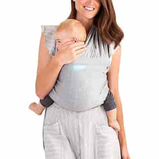 Moby Fit 2-in-1 Grow with Baby Carrier and T-Shirt 100% Heather Grey