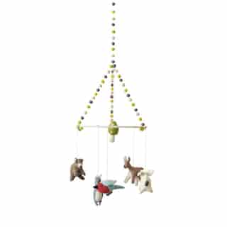 Hand Crafted Baby Mobile — Woodland Creatures