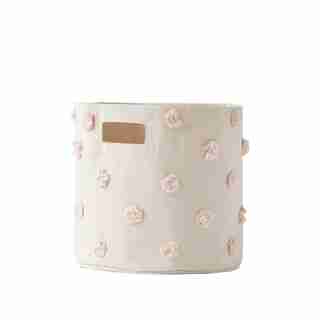 Pehr Pom Pom Bin Blush 13" D x 12" H