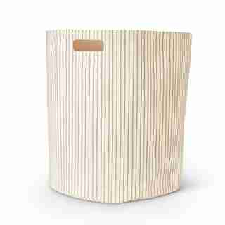 Pehr Storage Hamper Stripe Pebble 18''d x 20''h