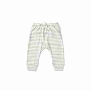 STRIPES AWAY HAREM PANT - SEA 3-6 MONTHS
