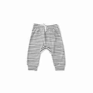 STRIPES AWAY HAREM PANT - INK 3-6 MONTHS