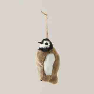 Glitterville® Faux Fur Ornament – Baby Penguin