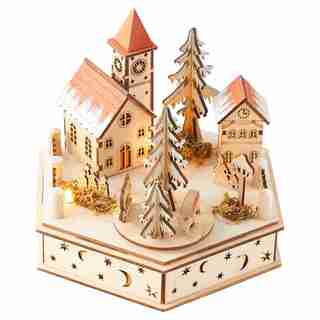 BAVARIAN VILLAGE MUSIC BOX