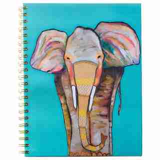 Extra Large Spiral Notebook Majestic Elephant